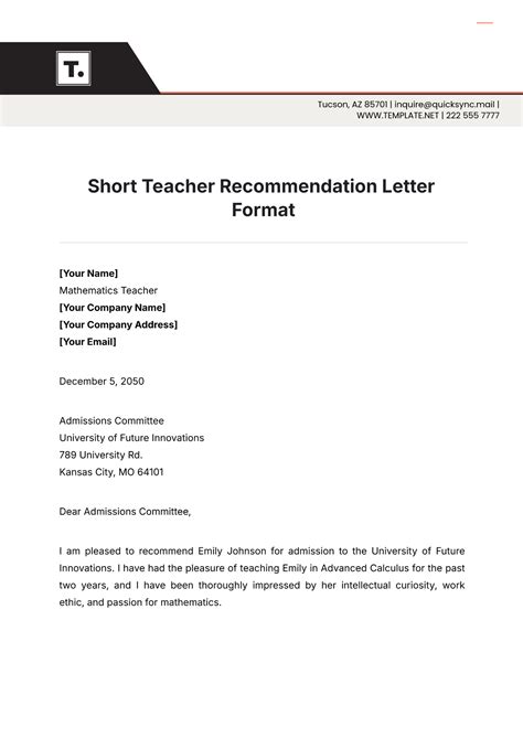 Free Student Athlete Recommendation Letter Template To Edit Online