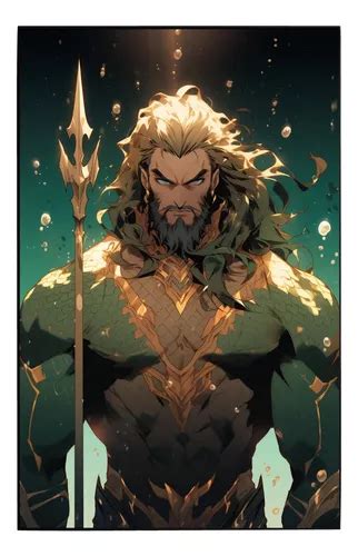 Cuadro De Rey De Los Siete Mares Aquaman 16 Ch Meses sin interés