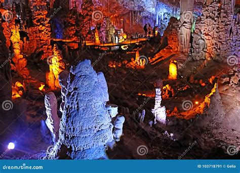 Avshalom Cave, Also Known As Soreq Cave, a Large Stalactites Cave Near ...