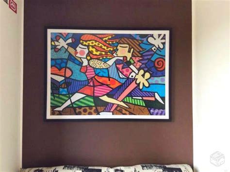 Na casa dos Abrantes Inspirações para quadros quebra cabeça Romero Britto