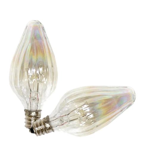 Sylvania 13434 15fcicbl2pk 120v F10 Decor Flame Tip Light Bulb