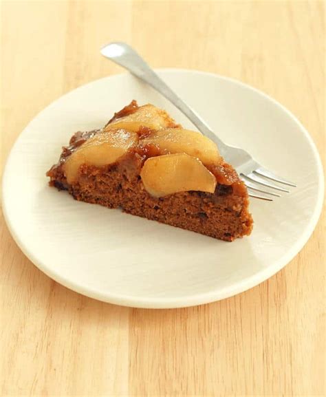 Pear Upside Down Gingerbread Cake Baking Sense®