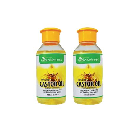 Buy KERALA NATURALS CASTOR OIL 200ML (2 X 100ML) FOR SKIN AND HAIR Online & Get Upto 60% OFF at ...