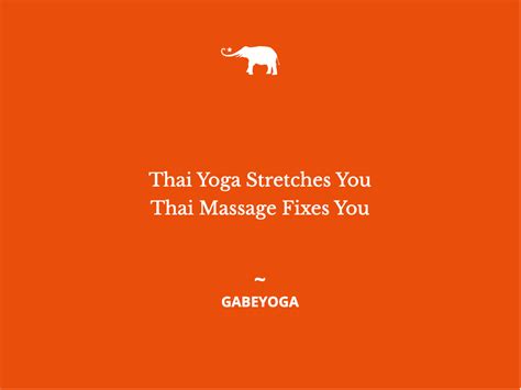 Thai Yoga Massage A Healing Journey Through Touch Elephant Journal