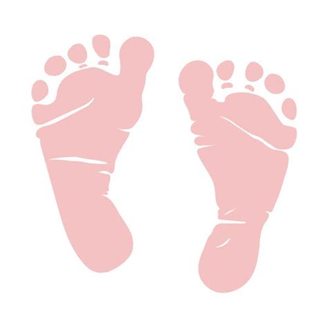 Pink Baby Feet Clip Art