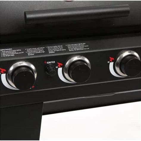 Char Griller Double Play 1280 Sq In 3 Burner Gas And Charcoal Grill