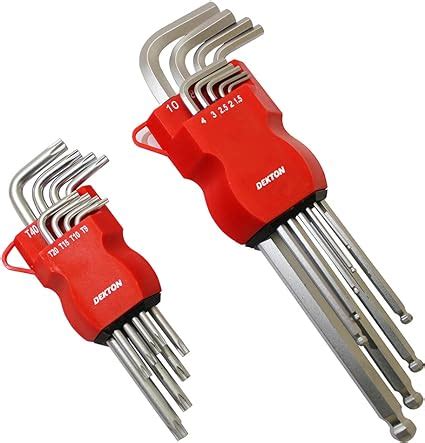 DEKTON Hex And Torx Key Set All Tools Direct