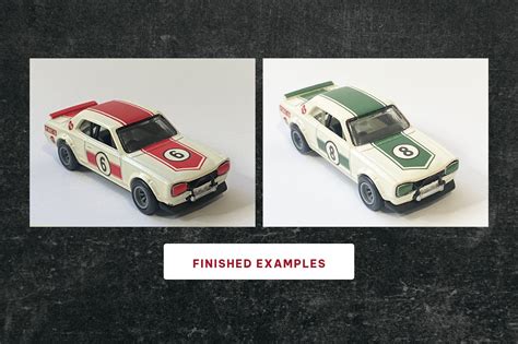 Hot Wheels Custom Waterslide Decals Nissan Skyline Hakosuka Race Car