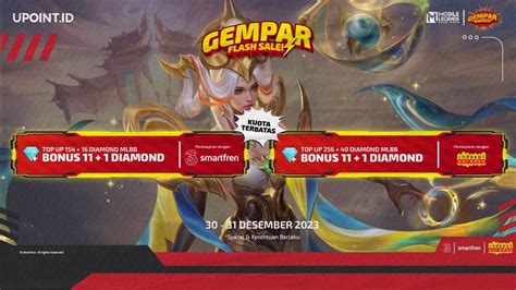 Promo Akhir Tahun Top Up Mobile Legends Pakai Pulsa Bonus Diamonds Skin