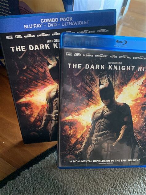 The Dark Knight Rises Blu Ray DVD 2012 2 Disc Set SLIPCOVER