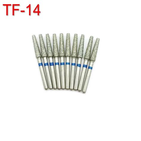 Pcs Dental Diamond Fg Mm High Speed Burs For Polishing Smoothing