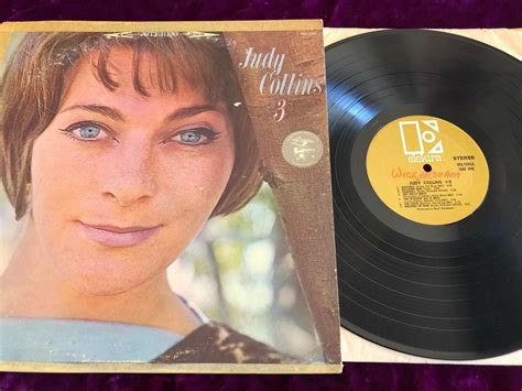 1963 Judy Collins 3 Vinyl Lp Vgvg Elektra Eks 7243 Folk Label