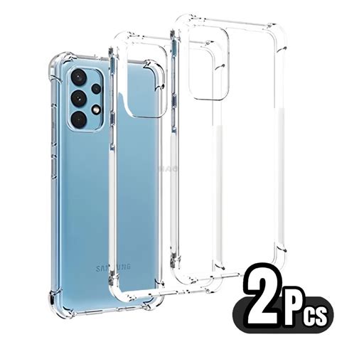 Kit 2 Capa Capinha Transparente Anti Impacto TPU Para Samsung Galaxy