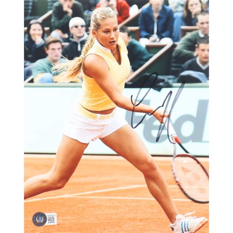 Anna Kournikova Signed X Photo Beckett Pristine Auction