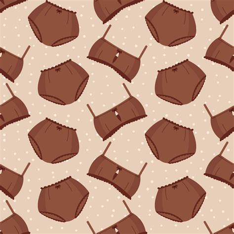 Set Of Women Sexy Underwear Cartoon Feminine Bra And Panties Two Piece Bikini Swimsuit Vector