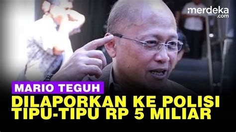 Mario Teguh Dilaporkan Ke Polisi Dugaan Penggelapan Dana Rp5 Miliar