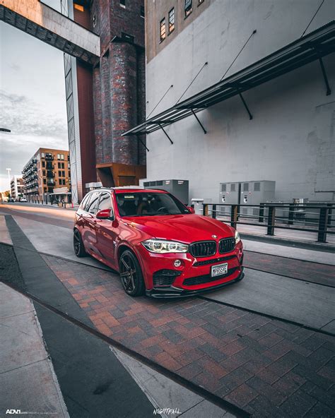 Melbourne Red Red Bmw X5 M Adv6 Mv2 Sl Wheels Gloss Adv1