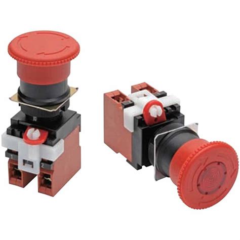 Emergency Stop Pushbutton Switches Omron A E Series A E M Emo