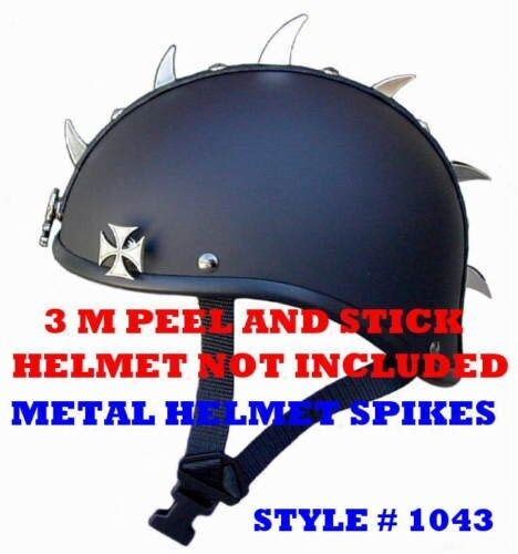 German Helmet Half Shell Metal Helmets Spikes 3m Peel Stick Metal Spike