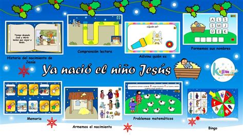 NACIMIENTO DEL NIÑO JESÚS JUEGOS EN POWER POINT YouTube