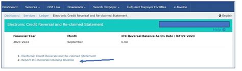 Introducing Electronic Credit Reversal And Reclaimed Statement