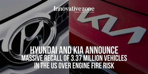 Hyundai And Kia Announce Massive Recall Of 337 Million Vehicles In The