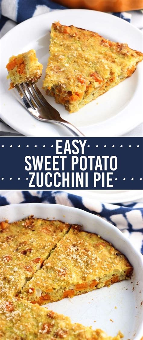 Easy Sweet Potato Zucchini Pie Recipe