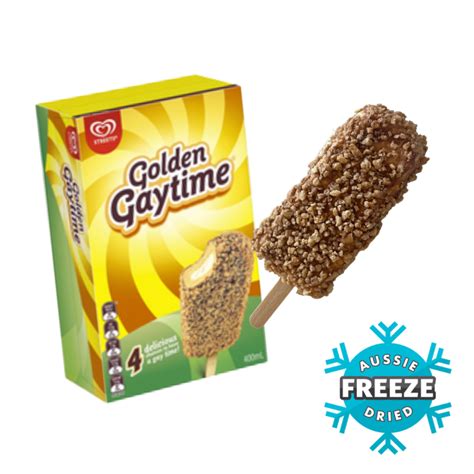 Freeze Dried Streets Original Gaytime Ice Cream Aussie Freeze Dried