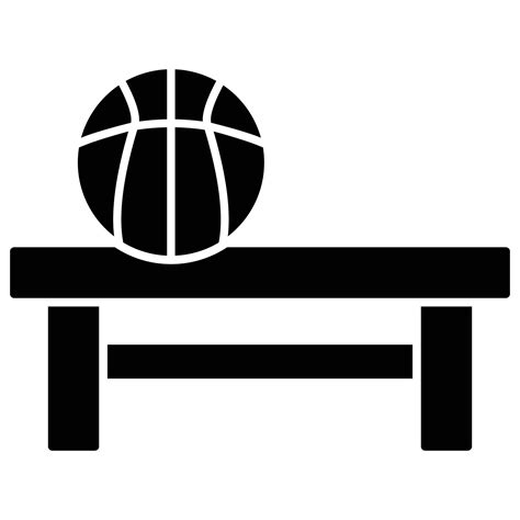 Bench Basketball Theme Solid Style Icon 11617638 Vector Art At Vecteezy