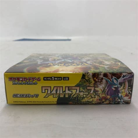 02m1988 ポケモンカードゲーム ポケカ ワイルドフォース Box 未開封 シュリンク付き スカーレットandバイオレット 中古品 メルカリ