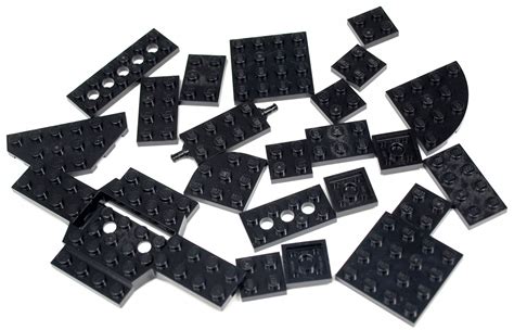 Lego Klocki Na Sztuki Mix P Ytka Plate Plansza Czarna P Ytki Czarne