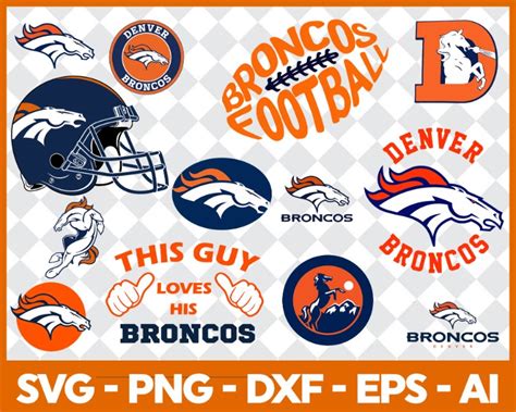 Free Denver Broncos Svg Bundle Broncos Logo Svg Nfl Svg