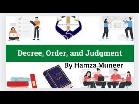 LLB Part 5 CPC Decree Order And Judgement For Notes 03487801537 YouTube