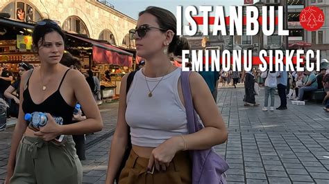 Istanbul 2023 Eminönü Sirkeci Spice Bazaar Famous Tourist Destination