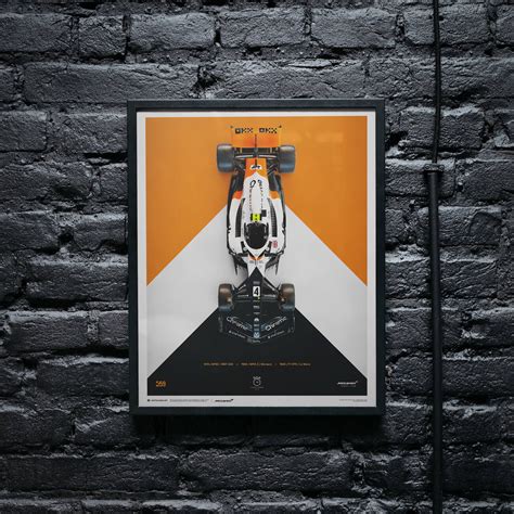 Art Print McLaren Formula 1 Team Lando Norris The Triple Crown