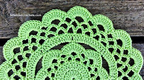 Ravelry Floral Doily Pattern By Kristines Crochets