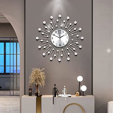 Amazon Fleble Modern Large Wall Clocks For Living Room Decor Big