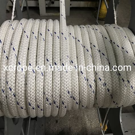 Mm Mm Mm Twised Braided Pp Pe Polyester Nylon Mixed Mooring Rope