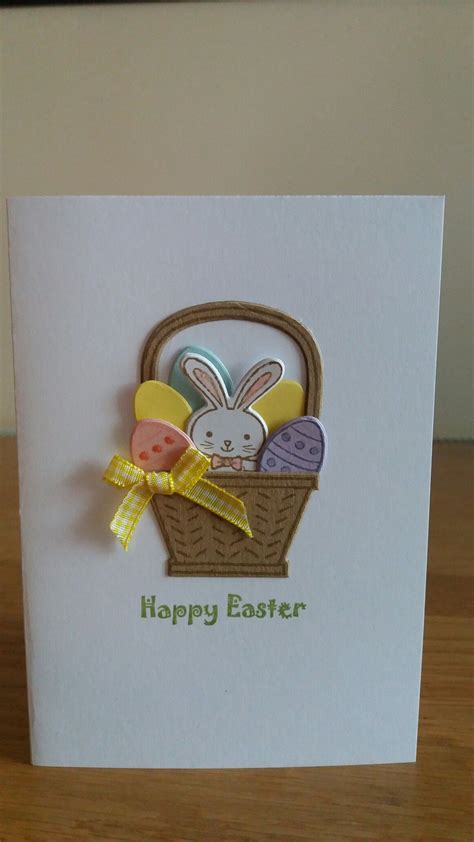 Easter Card Using Stampin Up Basket Bunch Easter Cards Handmade