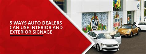 Effective Signage For Auto Dealerships Attract Customers And Boost