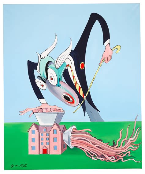 Gerald Scarfe Pink Floyd The Wall The Teacher And The Mincing