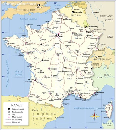 Mapa De Francia Con Regiones Y Departamentos Mapas De Francia Para