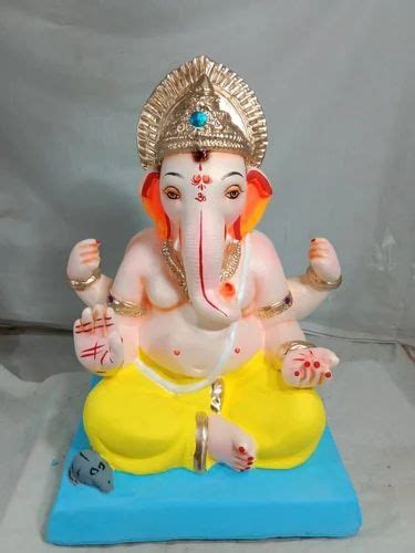 Multicolor Shadu Mitti Eco Friendly Ganesh Idols 08 Inches To 2 Feets At Rs 550piece In Pune