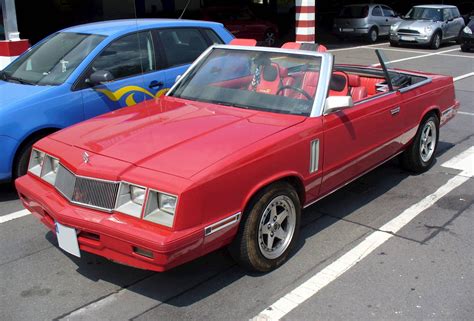 1992 Chrysler Le Baron Gtc Convertible 25l Turbo Manual