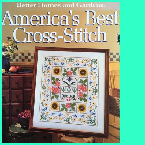 America S Best Cross Stitch Book Vintage Etsy In Cross Stitch