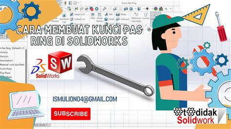 Solidworks Tutorial How To Make Open And Spanner Wrench In