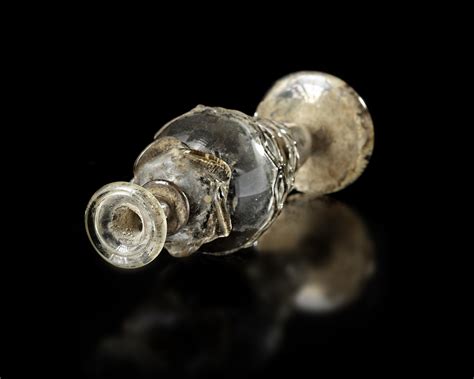 A Fatimid Glass Parfum Bottle Egypt Or Syria 10th 11th Century