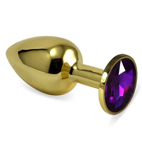 Erox Gold Small Mor Kristal Ta L Metal Anal Plug Erox Sex Shop