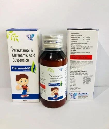 Mefenamic Acid And Paracetamol Suspension 250 Mg At Rs 69 Bottle In