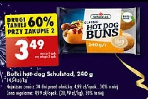 Promocja Bułki hot dog Schulstad 240 g w Biedronka